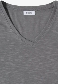Basic Shirt met V-hals
