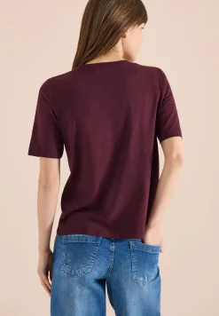 Basic Shirt met V-hals
