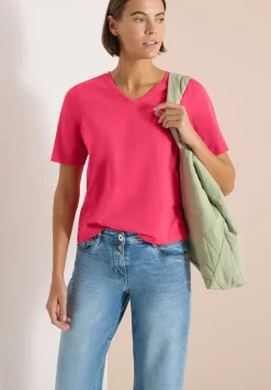Basic Shirt met V-hals