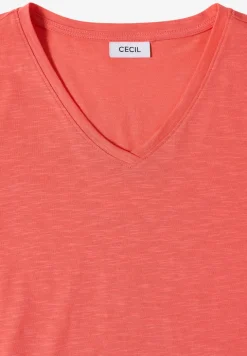 Basic Shirt met V-hals