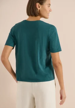 Basic Shirt met V-hals