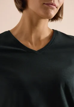 Basic Shirt met V-hals