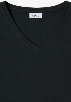 Basic Shirt met V-hals