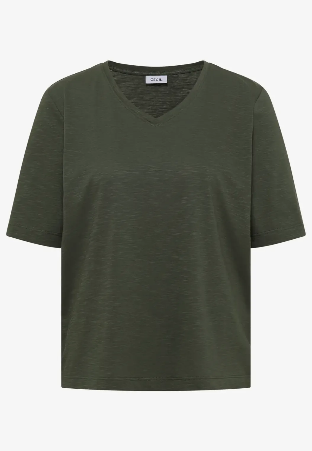 Basic Shirt met V-hals