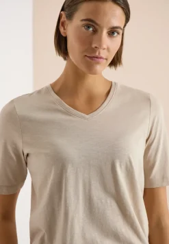 Basic Shirt met V-hals
