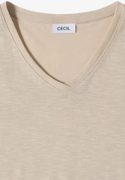 Basic Shirt met V-hals