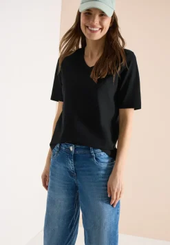 Basic Shirt met V-hals
