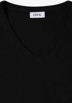 Basic Shirt met V-hals