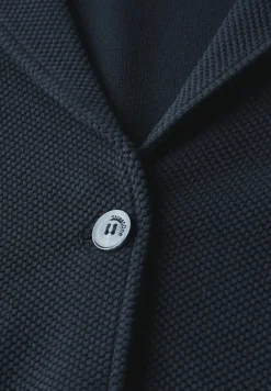 Basis blazer met structuur