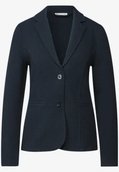 Basis blazer met structuur