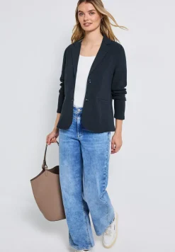 Basis blazer met structuur