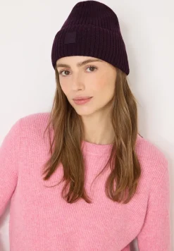 Beanie in effen kleur