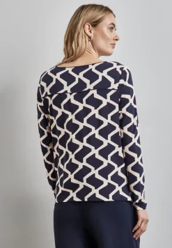 Bedrukt shirt met lange mouwen