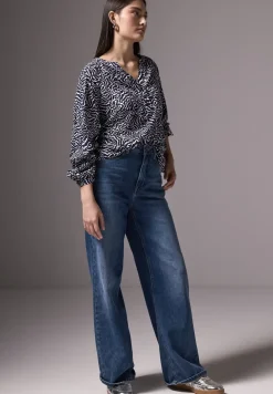 Bedrukte blouse