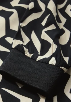 Bedrukte blouse met ronde hals