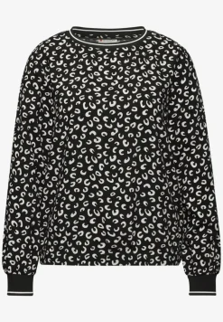 Bedrukte blouse met tape details