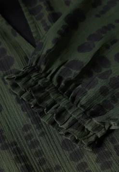 Bedrukte chiffon jurk