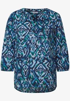 Bedrukte katoenen blouse