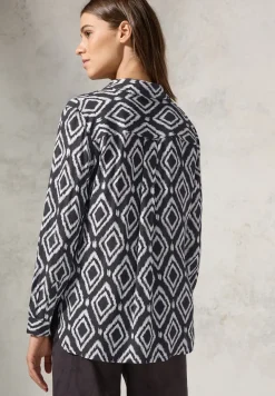Bedrukte lange blouse