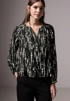 Bedrukte raglan blouse