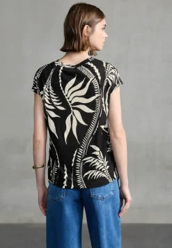 Bedrukt shirt van linnen