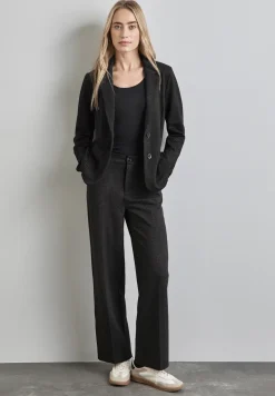 Blazer met gemêleerde look