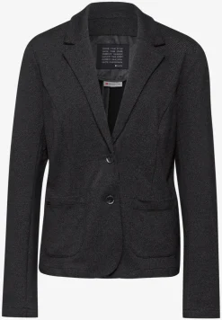 Blazer met gemêleerde look