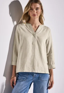 Blouse in effen kleur