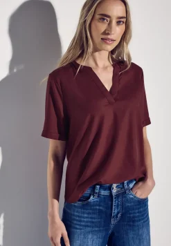 Blouse in effen kleur