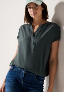 Blouse in effen kleur
