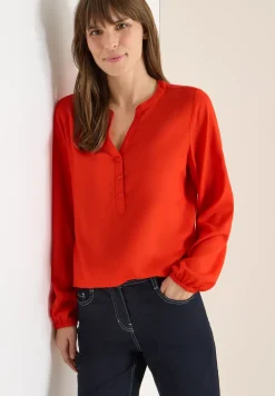 Blouse in effen kleur