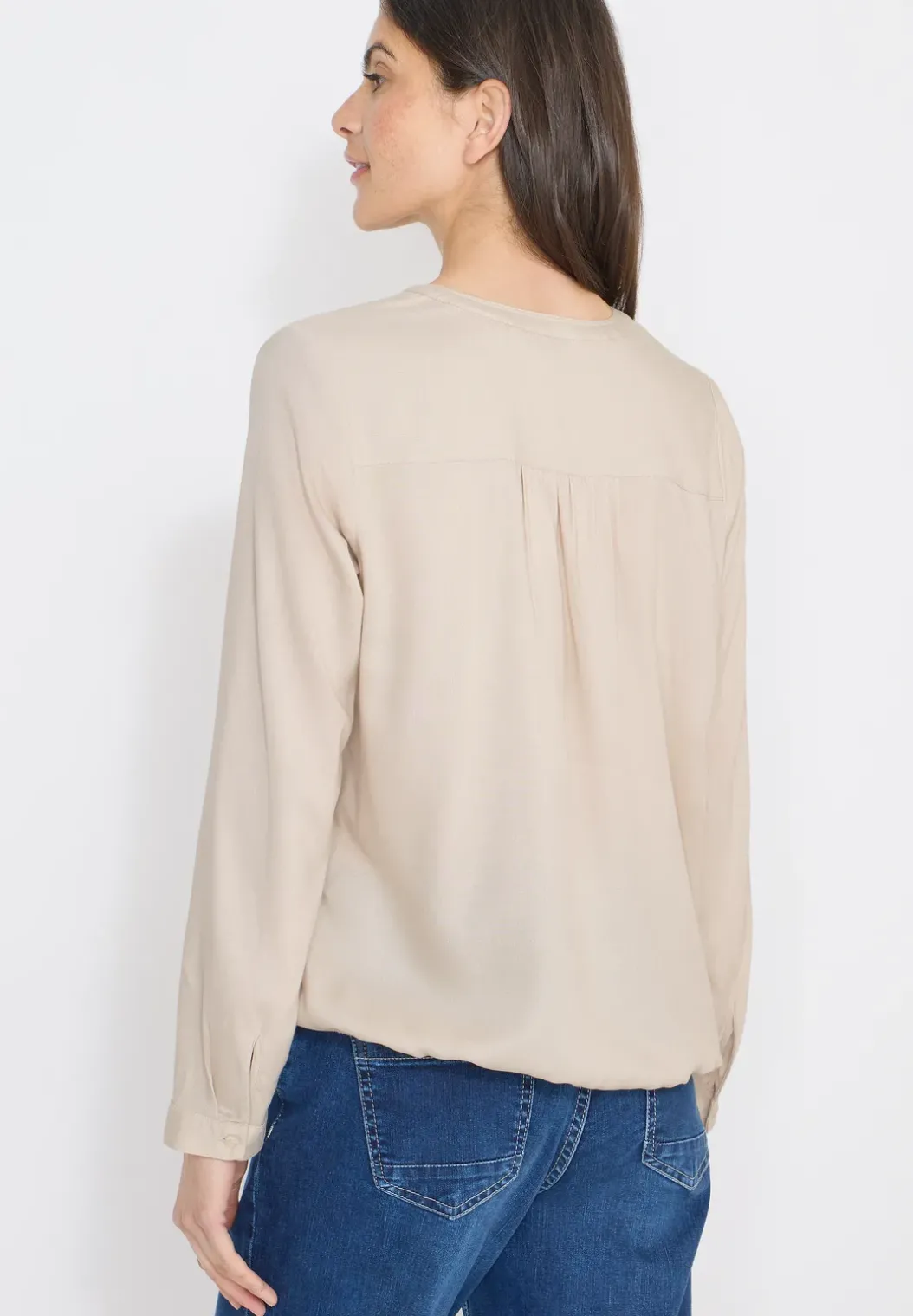 Blouse in effen kleur