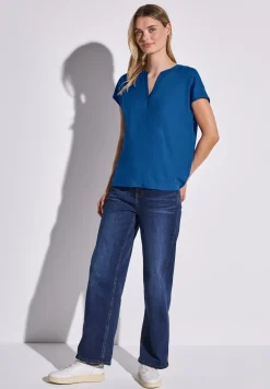 Blouse in effen kleur