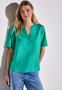 Blouse in effen kleur