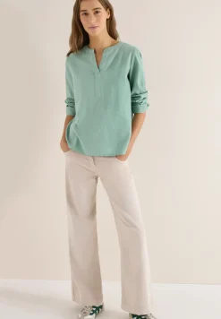 Blouse in effen kleur