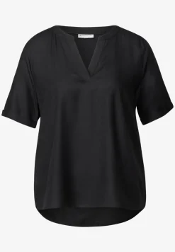 Blouse in effen kleur