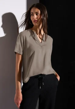 Blouse in effen kleur