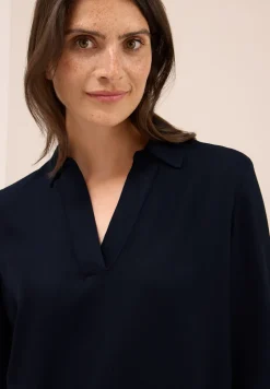 Blouse in effen kleur