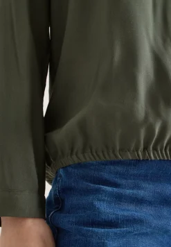 Blouse in effen kleur