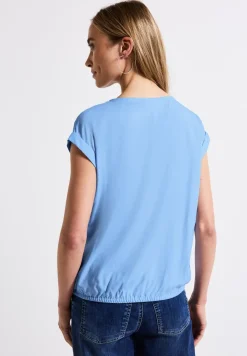 Blouse in effen kleur