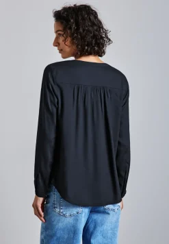 Blouse in effen kleur