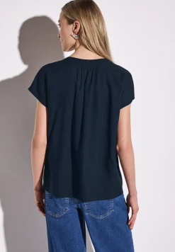 Blouse in effen kleur