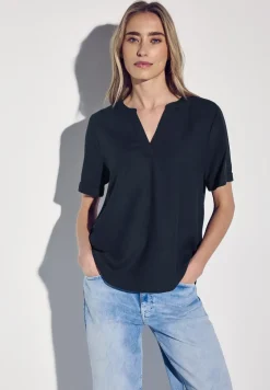 Blouse in effen kleur