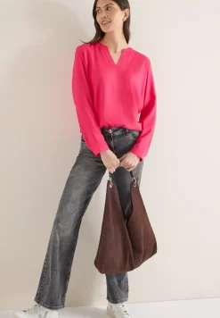 Blouse in effen kleur