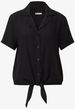 Blouse met bowlingkraag