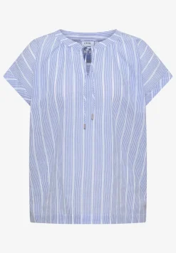 Blouse met hangende schouder en structuur