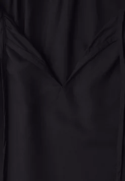 Blouse met hangende schouder en linten