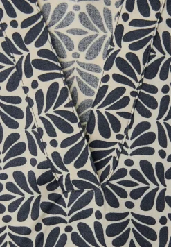 Blouse met korte mouwen en omslag