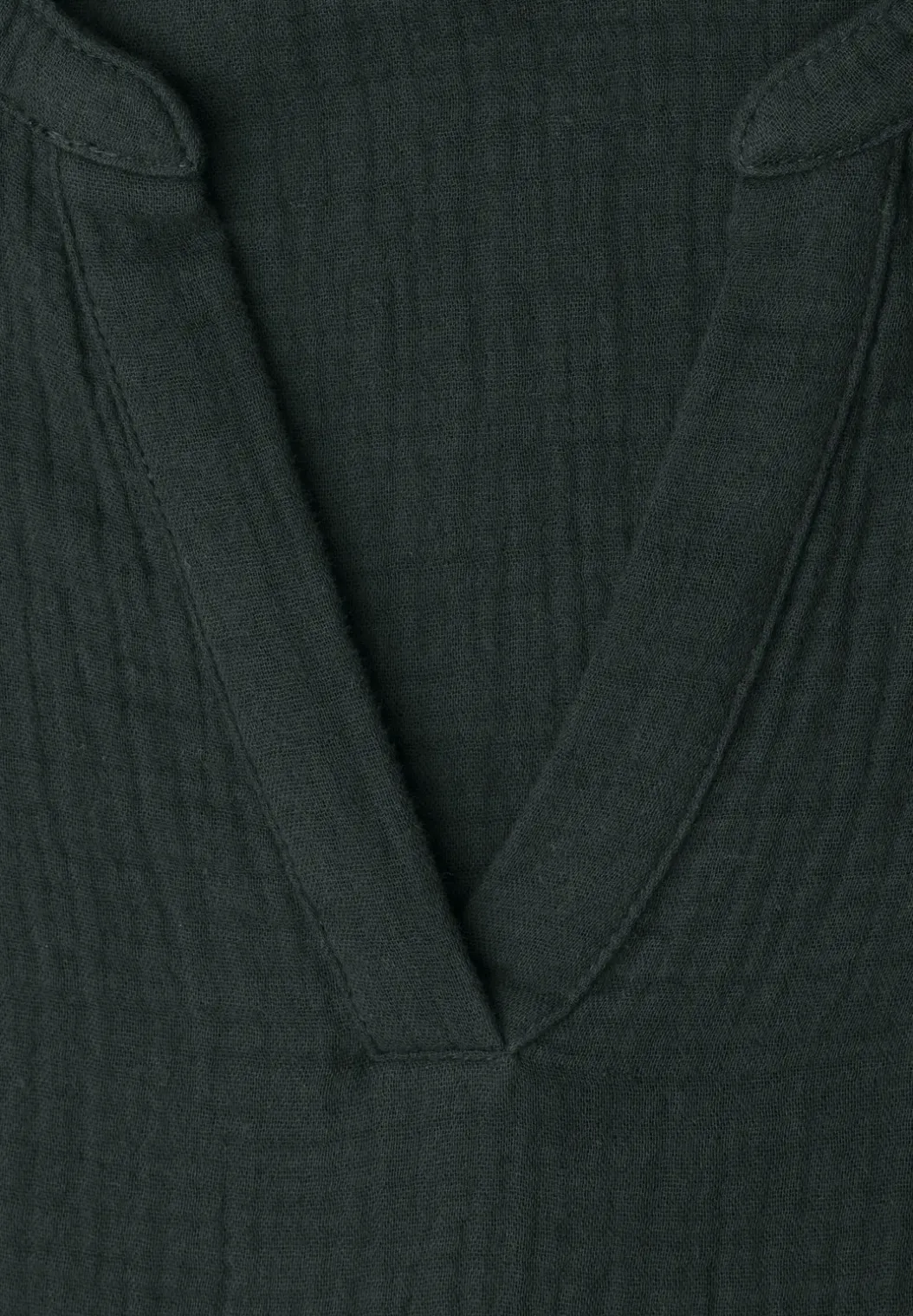 Blouse met korte mouwen in mousseline kwaliteit