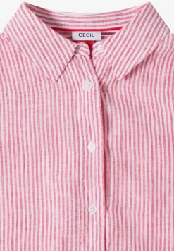 Blouse met korte mouwen van puur linnen
